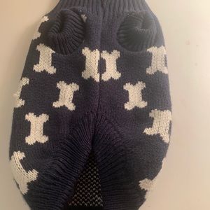 dog bone sweater